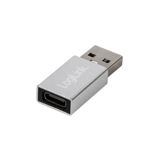LogiLink Adapter USB 3.2 Gen1 Type-C,USB-A/M zu USB-C/F,silb, afbeelding 2