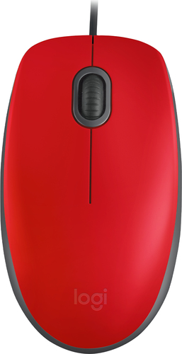 Mouse Logitech Alambrico M110 Silent Red 910-006755 - 910-006755