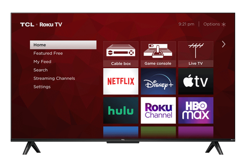 43S455 TV TCL 43 Roku Smart TV / 4k UHD/Control de Voz por App/Compatible con Siri / Alexa / Hey Google 43S455