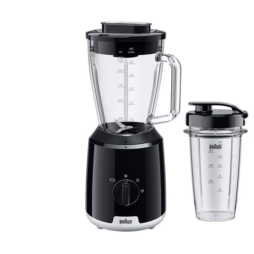 Jug Blender, 600W 1.5L PowerBlend 1, Black - Braun - image 1