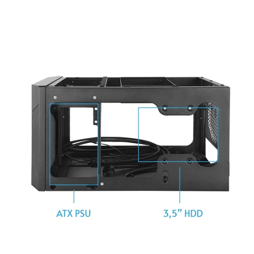 Geh Chieftec Pro Cube Mini CN-01B-OP o.N., afbeelding 4