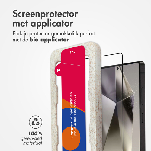 Accezz Gehard Glas Full Cover Screenprotector met applicator Samsung Galaxy S25 Ultra, afbeelding 3