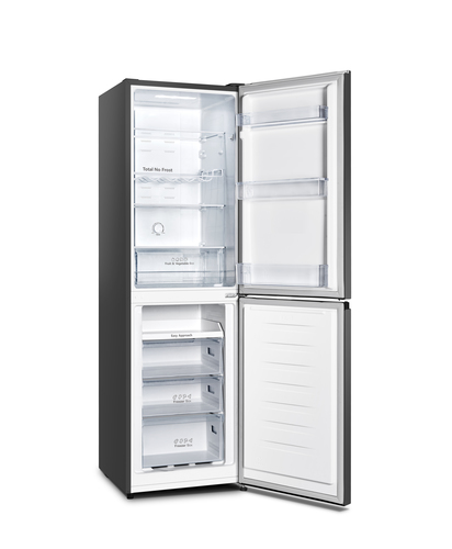 Hisense RB327N4BBE 50/50 Fridge Freezer - Black & Steel, Black - image 3
