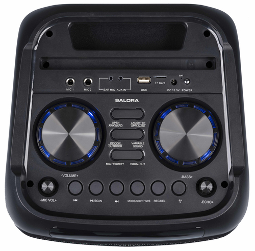 Salora PartySpeaker L1 Bluetooth speaker Zwart, afbeelding 6