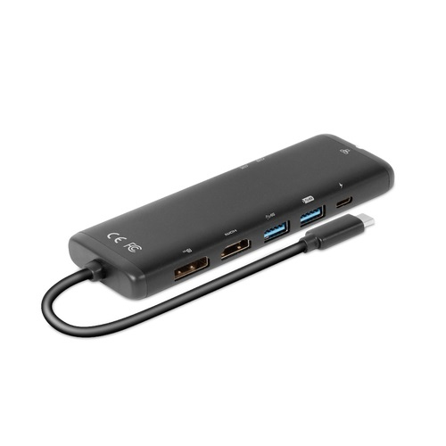 Club 3D USB Gen 1 Type-C 8-in-1 MST Dual 4K60Hz Display Travel Dock dockingstation, afbeelding 3