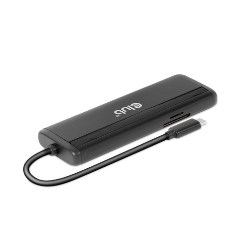 Club 3D USB Gen 1 Type-C 8-in-1 MST Dual 4K60Hz Display Travel Dock dockingstation, afbeelding 4