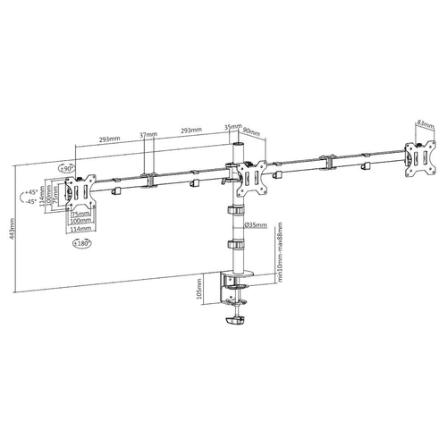 ACT AC8303 - Monitorarm, afbeelding 6