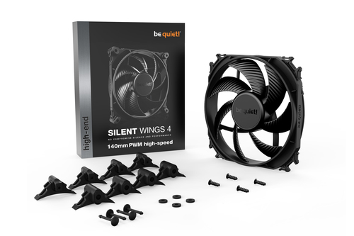 be quiet! Silent Wings 4 140mm Pwm high-speed 6-Pole Fan Motor Technology 4-pin Pwm PC Fan - image 4