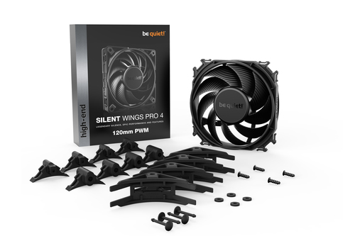 be quiet! Silent Wings Pro 4 120mm Pwm 6-Pole Fan Motor Technology 4-pin Pwm PC Fan - image 5
