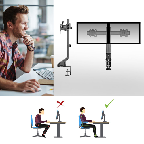 ACT AC8322 - Monitor arm, afbeelding 4