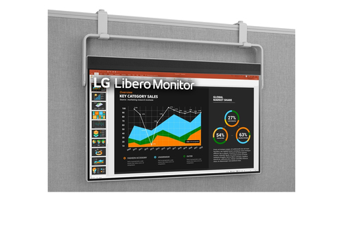 27 LG LIBERO MONITOR, 2560X1440, 16:9 IPS, USB-C, HDMI 2.0, WEBCAM