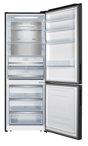 Hisense RB645N4BFE 200cm 60/40 Total No Frost Fridge Freezer - Black / Stainless Steel - E Rated, Black - image 4