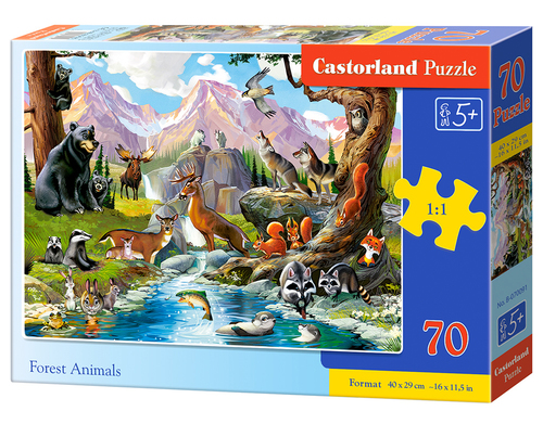 Castorland B-070091 pusle 70 tk Animals