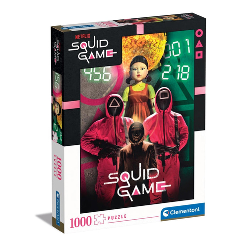 Clementoni Squid game Rahmen-Puzzle 1000 Stück(e) Cartoons