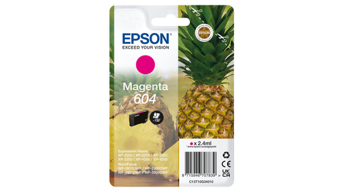 Epson 604 Ink Cartridge Magenta C13T10G34010 - image 1