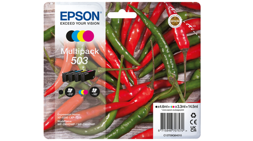 Epson 503 Ink Cartridge Chilli Cmyk C13T09Q64010 - image 1