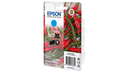 Epson 503XL Ink Cartridge High Yield Chilli Cyan C13T09R24010 - image 2