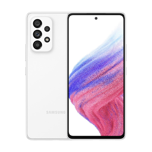 SM-A536EZWELTM Smartphone Samsung Galaxy A53 5G 6.5" Exynos 128GB/8GB Cámara 64MP+12MP+5MP+5MP/32MP Android 12 Color Blanco