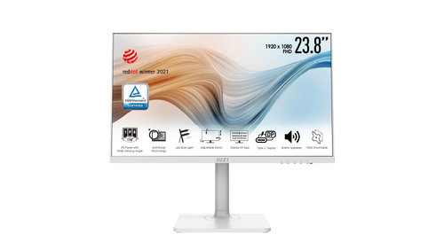 MSI Modern 92470721 PC lamekuvar 60,5 cm (23.8) 1920 x 1080 pikslit Full HD LCD Valge