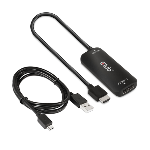 Club 3D HDMI + Micro USB naar DisplayPort Active Adapter, afbeelding 6
