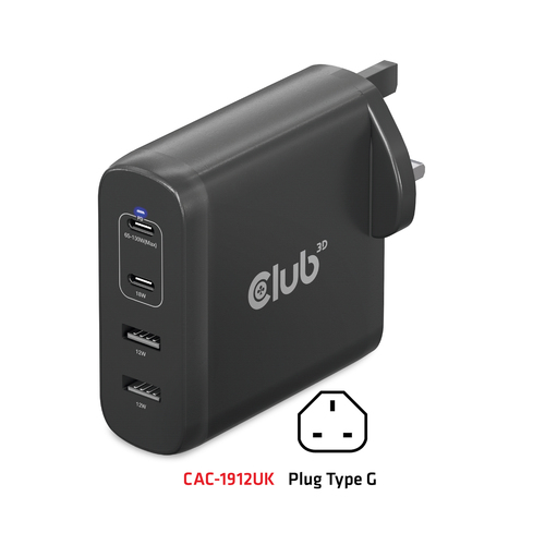 Club 3D Travel Charger 100W GaN technologie oplader, afbeelding 5