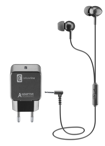 Cellularline CHARGEMUSICSM15WK Ausinės be mikrofono ir ausinės