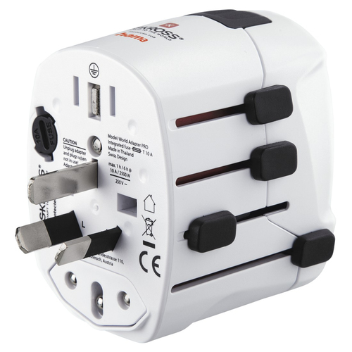 Hama Wereldreisadapter World Travel Pro, 3-polig Wifi adapter Wit, afbeelding 9