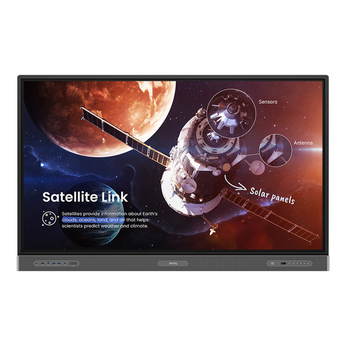 RP6503 Pantalla BenQ RP6503 Board 65" Interactiva 4K UHD Resolución 3840x2160 Panel IPS