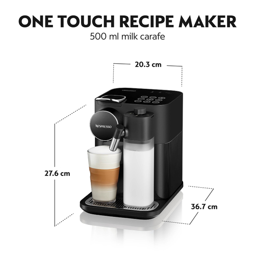 Nespresso by De'Longhi Gran Lattissima EN640.B Pod Coffee Machine with Milk Frother - Black - image 5