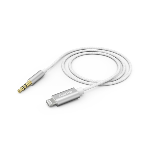 Hama Audiokabel Lightning - 3,5mm jack 1m Mini jack kabel Wit, afbeelding 2