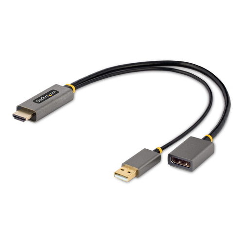 128-HDMI-DISPLAYPORT ADAPTADOR HDMI A DISPLAYPORT  12 - 4K 60HZ - HDR - ACTIVO