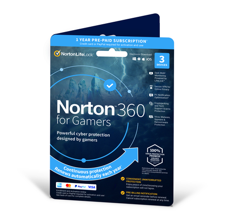 NORTON 360 GAMERS-MARKS ELEC