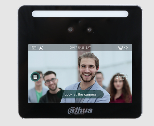 DHI-ASI3213G-MW DAHUA ASI3213GMW Control de Acceso con Reconocimiento Facial/ Pantalla Tactil de 43 Pulgadas/ Soporta 1500 Rostros Usuarios Tarjetas MIFARE y Passwords/ Distancia de Reconocimiento de 03 a 15 Metros/ 995 de Precisión/ DHI-ASI3213G-MW