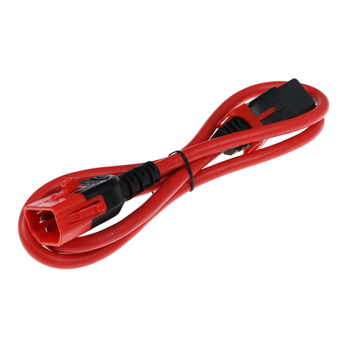 POWERCORD C13SL+-C14L RD 1.00M. 1 stk, afbeelding 2