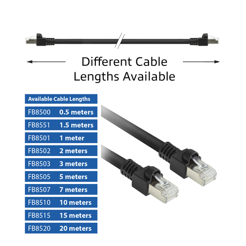 CAT7 S/FTP PUR BLACK 10.00M. 1 stk, afbeelding 3