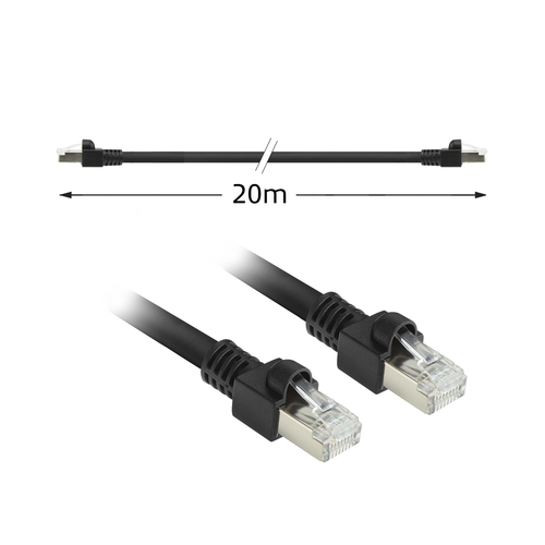 CAT7 S/FTP PUR BLACK 20.00M. 1 stk, afbeelding 8