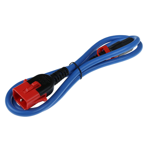 POWERCORD C13SL+-C14L BL 1.50M. 1 stk, afbeelding 2