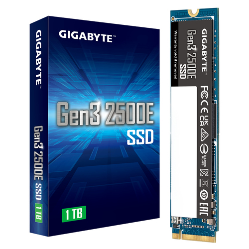 SSD INTERNO GIGABYTE 1TB 2500E M.2 2280 PCI EXPRESS 3.0 R2400MB W1800MB G325E1TB - G325E1TB