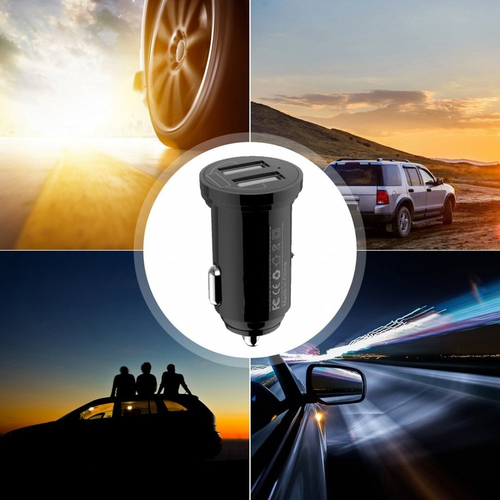 Techly Autoladegerät 2p USB A 5V/2.4A zwart, afbeelding 6