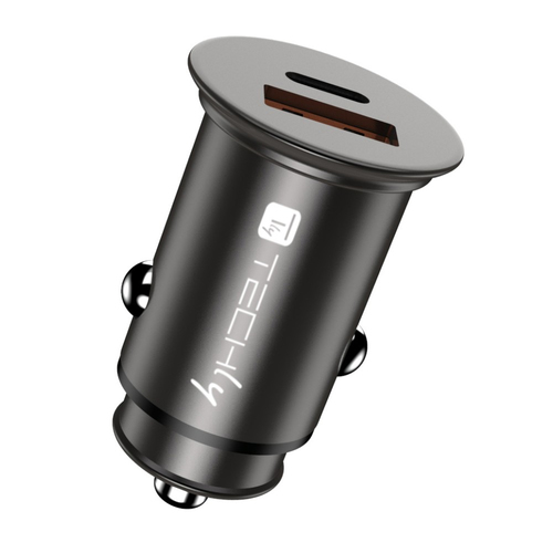 Techly Autoladegerät 5V 2p USB A USBC 38W, afbeelding 2