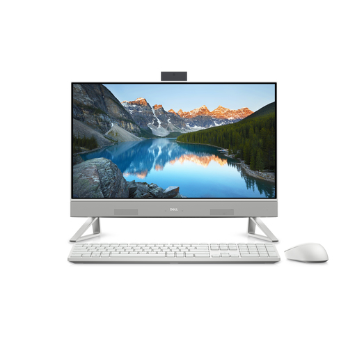 Dell Inspiron 24 5410 All-in-One - Todo en uno - Core i5 1235U / 13 GHz - RAM 12 GB - SSD 256 GB - NVMe Class 35 HDD 1 TB - UHD Graphics - GigE 80211ax Wi-Fi 6E - WLAN Bluetooth 80211a/b/g/n/ac/ax Wi-Fi 6E - Win 11 Home Single Language - monitor LED 238 1920 x 1080 Full HD 60 Hz pantalla táctil - blanco - BTS - con 1 Year Carry-In Service - M5WG7