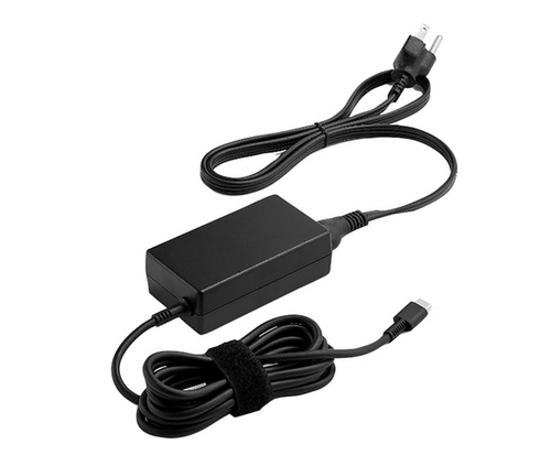 HP 65W USB-C LC Power Adapter strāvas adapteris & pārveidotājs Iekštelpas Melns