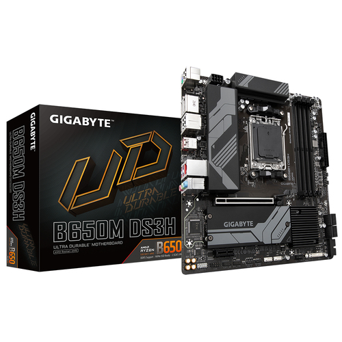 TARJETA MADRE GIGABYTE B650 DS3  H AMD AM5 MATX DDR5 HDM/DP/USB-C - MSI