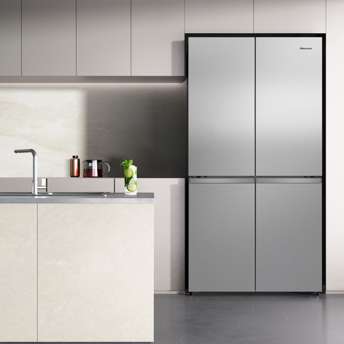 Hisense PureFlex RQ5P640SSSD Wifi Connected Total No Frost American Fridge Freezer - Stainless Steel - D Rated, Stainless Steel - image 2