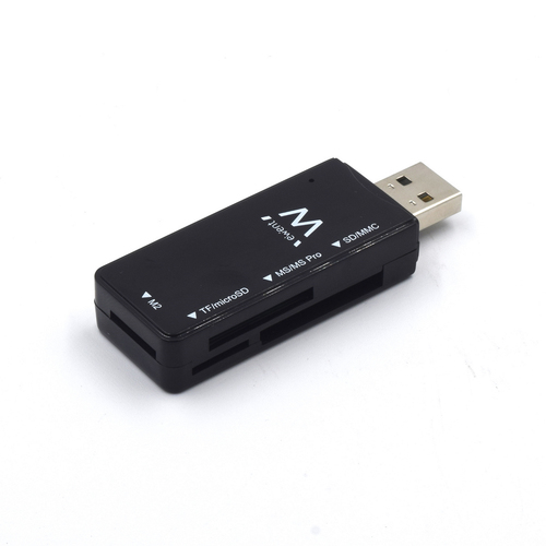 Ewent EW1049 kortelių skaitytuvas USB 2.0 Juoda