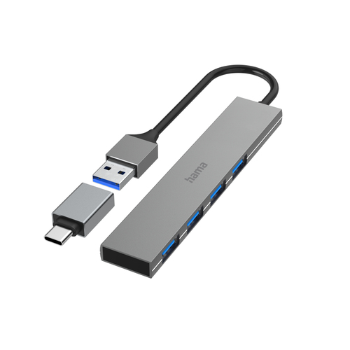 Hama Prime Line 4-port USB Type-C Hub - image 1