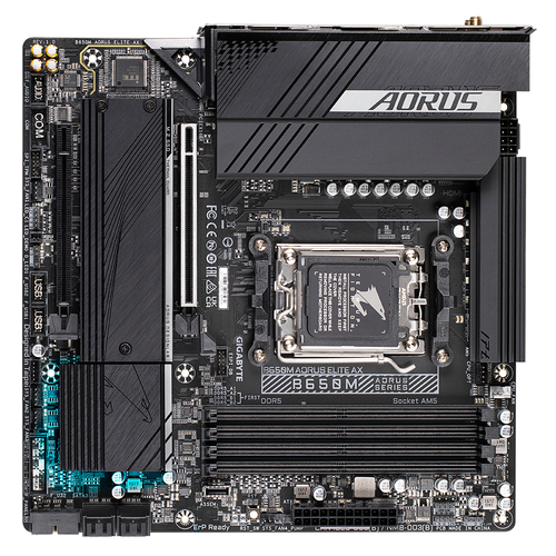 Motherboards GIGABYTE B650M AORUS ELITE AX