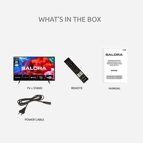 Salora 24HA220 led-tv, afbeelding 9