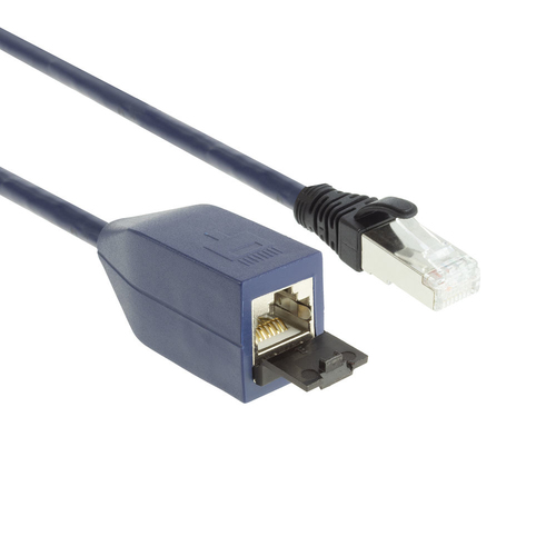 CAT6A S/FTP MPTL BU 10.00M. 1 stk