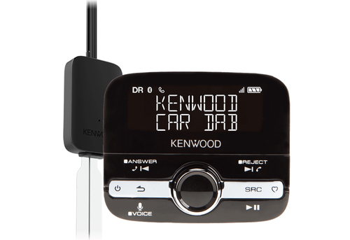 Kenwood KTC-500DAB car media receiver Black Bluetooth